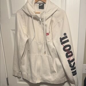 Nike Cream Hoodie with USA Graphic